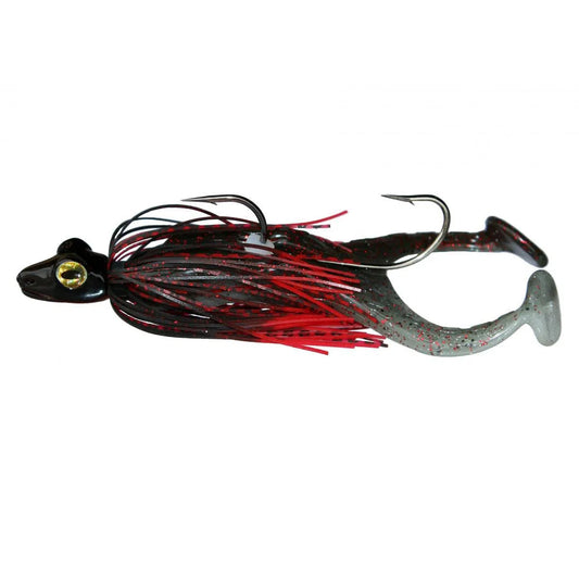 TT FroggerZ Snr Spinnerbait-Lure - Spinnerbaits & Spinners-Tackle Tactics (TT)-F01 Red/Black-3/4oz-Fishing Station