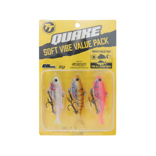 TT Quake Soft Vibe Lure Value Pack
