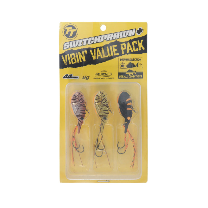Load image into Gallery viewer, TT Switchprawn+ Vibe Lure Value Pack