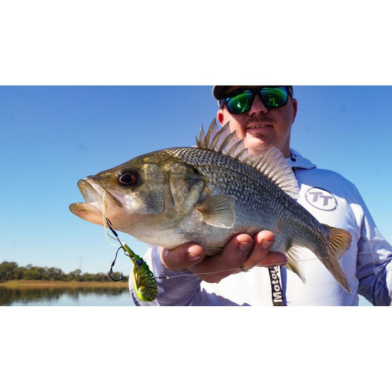 Load image into Gallery viewer, TT Switchprawn+ Blade Lure-Lure - Blades & Vibe-Tackle Tactics (TT)-Disco Prawn-37mm (5.5g)-Fishing Station