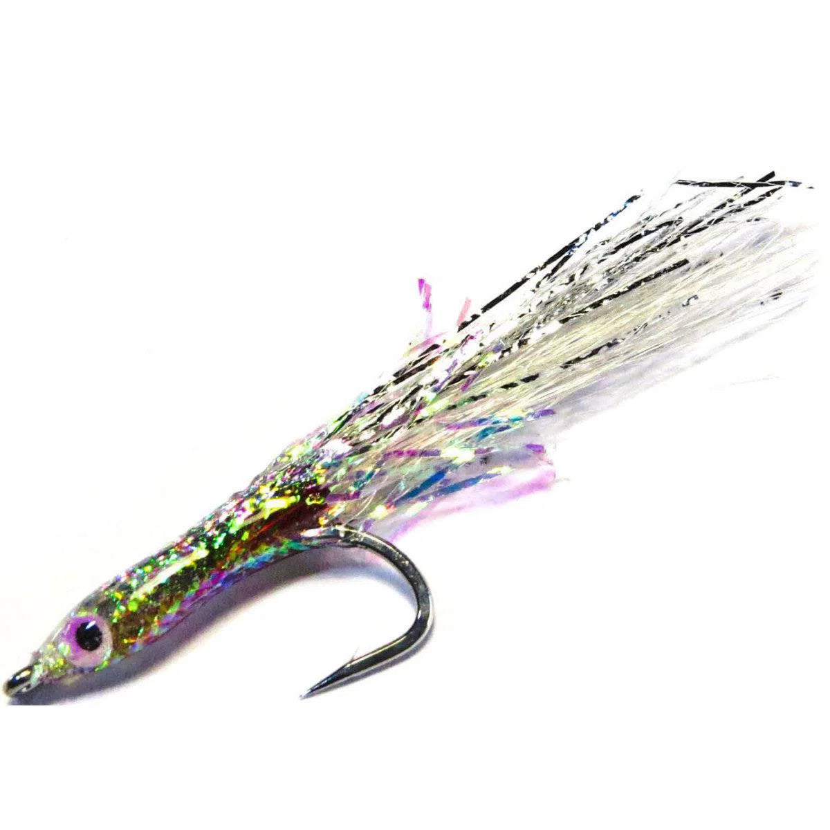 Todd Bay Candy Fly-Lure - Saltwater Fly-Todd-Silver-Size #6-Fishing Station