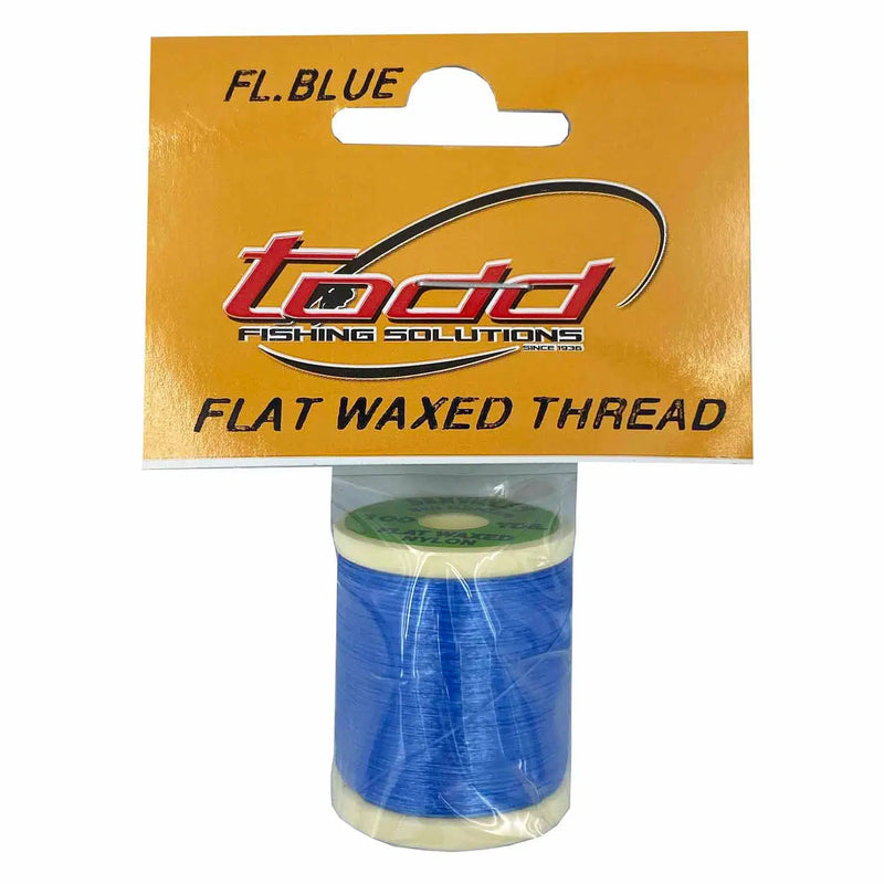 Load image into Gallery viewer, Todd Flat Waxed Thread (210 Denier)-Fly Fishing - Fly Components-Todd-Fl Blue-Fishing Station