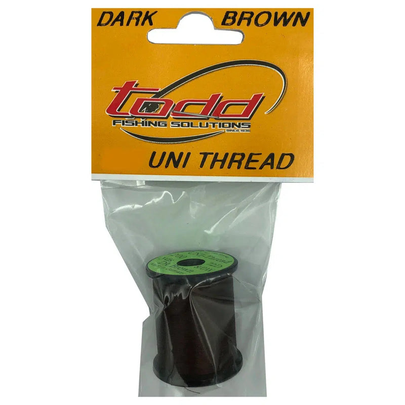 Load image into Gallery viewer, Todd Uni Thread-Fly Fishing - Fly Components-Todd-Dk Brown-8/0-Fishing Station