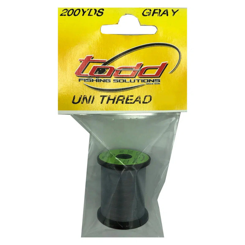 Load image into Gallery viewer, Todd Uni Thread-Fly Fishing - Fly Components-Todd-Grey-8/0-Fishing Station
