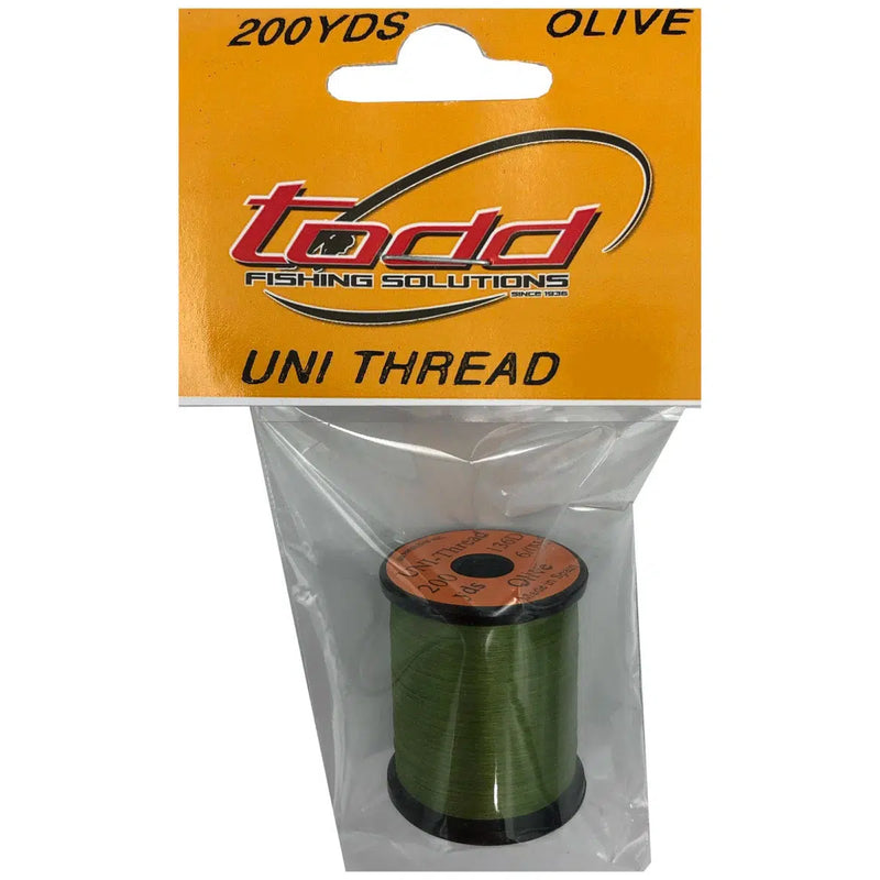 Load image into Gallery viewer, Todd Uni Thread-Fly Fishing - Fly Components-Todd-Olive-6/0-Fishing Station