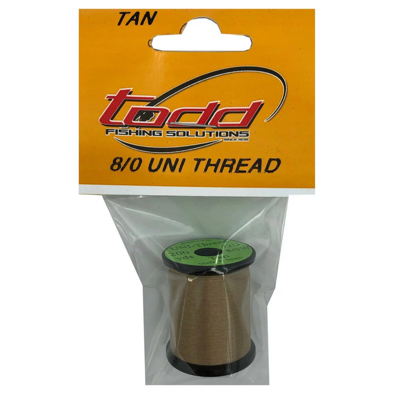 Load image into Gallery viewer, Todd Uni Thread-Fly Fishing - Fly Components-Todd-Tan-8/0-Fishing Station