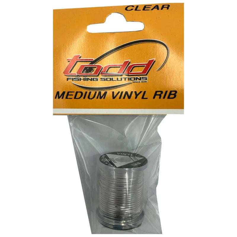 Load image into Gallery viewer, Todd Vinyl D Rib-Fly Fishing - Fly Components-Todd-Clear-Medium-Fishing Station