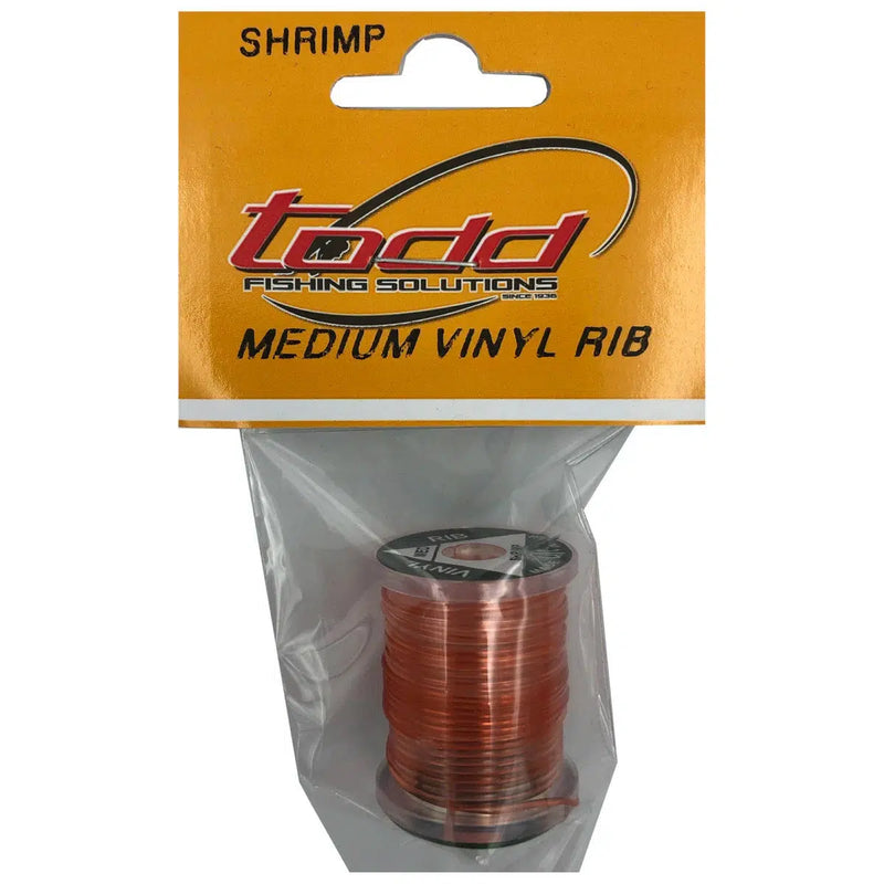 Load image into Gallery viewer, Todd Vinyl D Rib-Fly Fishing - Fly Components-Todd-Shrimp Pink-Medium-Fishing Station
