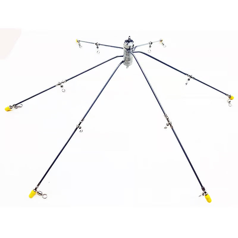 Load image into Gallery viewer, Tournament Cable EZ/6 Dredge Bar Triple Set Tier Drop with connecting Cables-Teasers-Tournament Cable-Fishing Station