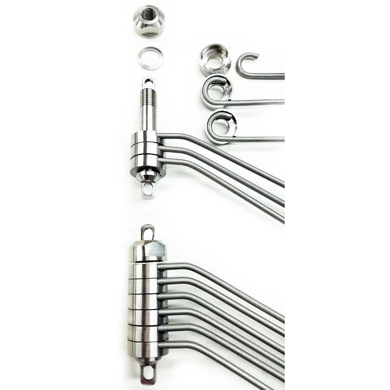 Load image into Gallery viewer, Tournament Cable EZ/6 Unrigged Tier Drop Dredge-Teasers-Tournament Cable-18" with stainless arms & 7 connections-Fishing Station