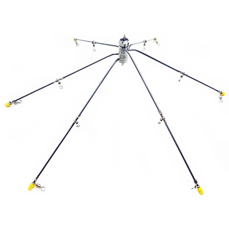 Load image into Gallery viewer, Tournament Cable EZ/6 Unrigged Tier Drop Dredge-Teasers-Tournament Cable-18" with stainless arms & 7 connections-Fishing Station