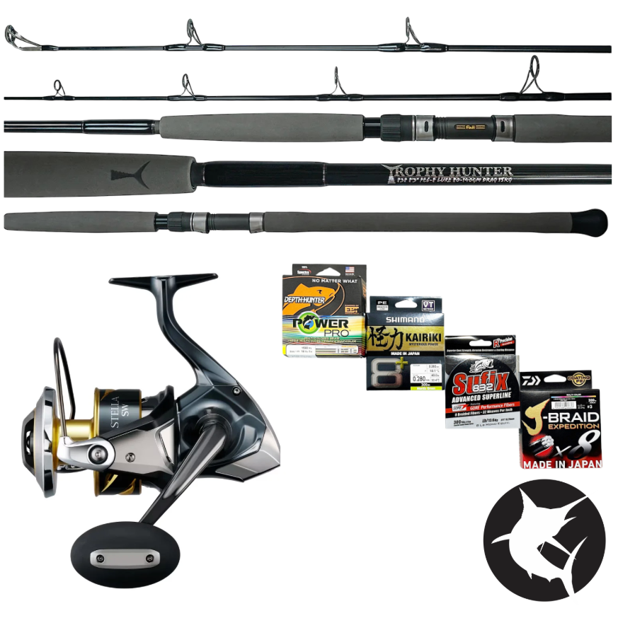 Trophy Hunter Tuna Combo - Topwater 838 / Stella SWD 14000