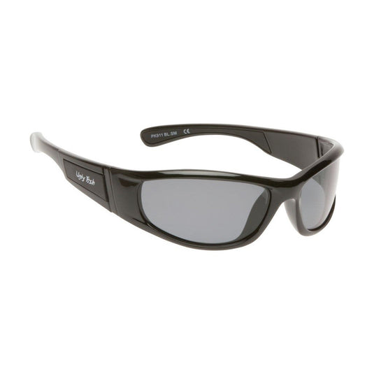Ugly Fish PK911 Kids Polarised Sunglasses-Sunglasses-Ugly Fish-Black - Smoke Grey (BL.SM)-Fishing Station