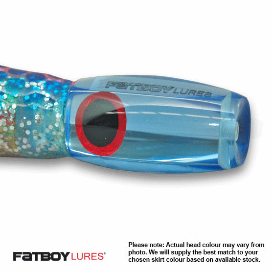Fatboy Lures 6" Viper with Custom Single Hook Rig Skirted Trolling Lure