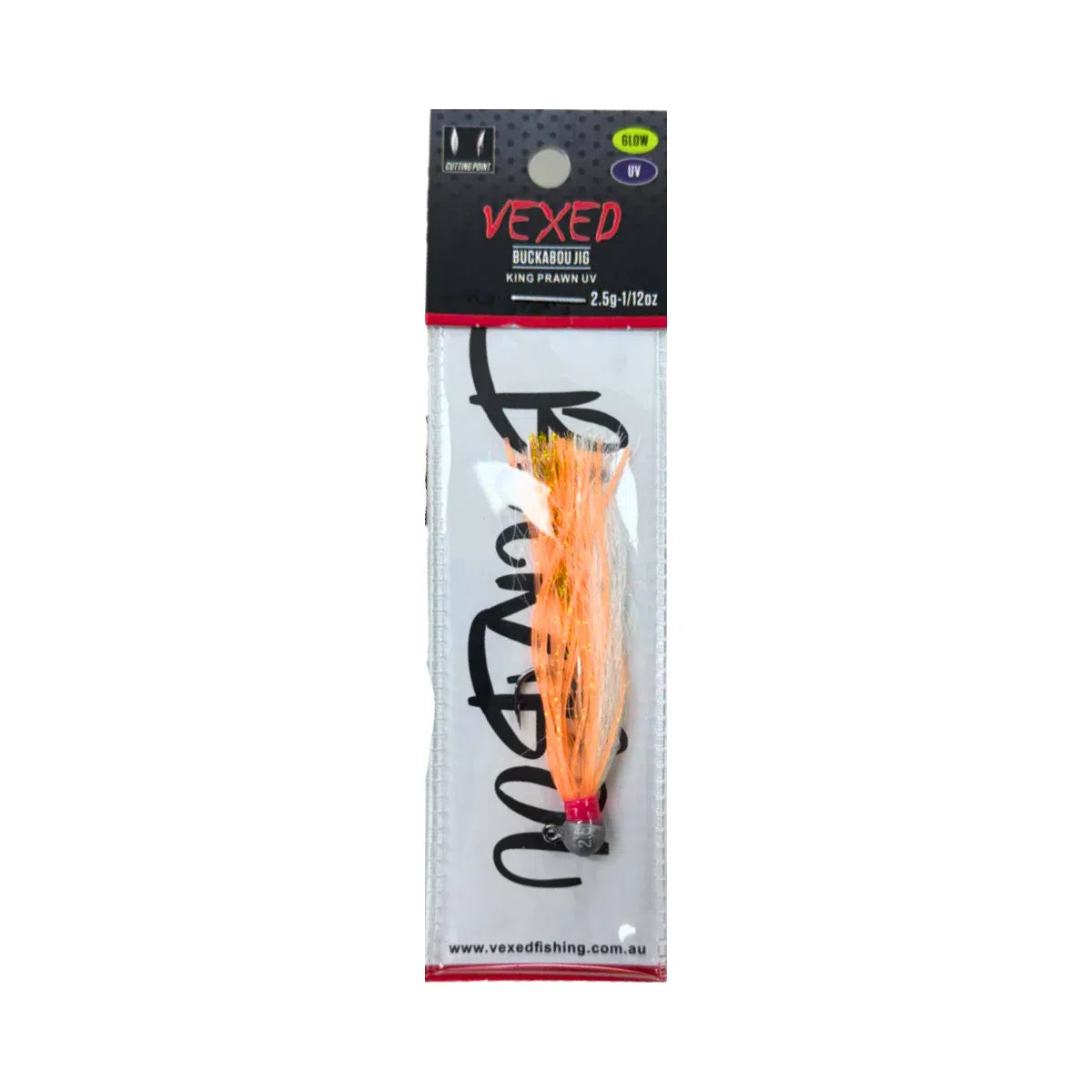 Vexed Buckabou Jig Lure-Lure - Jig-Vexed-King Prawn UV-3.5g-1/8oz-Fishing Station