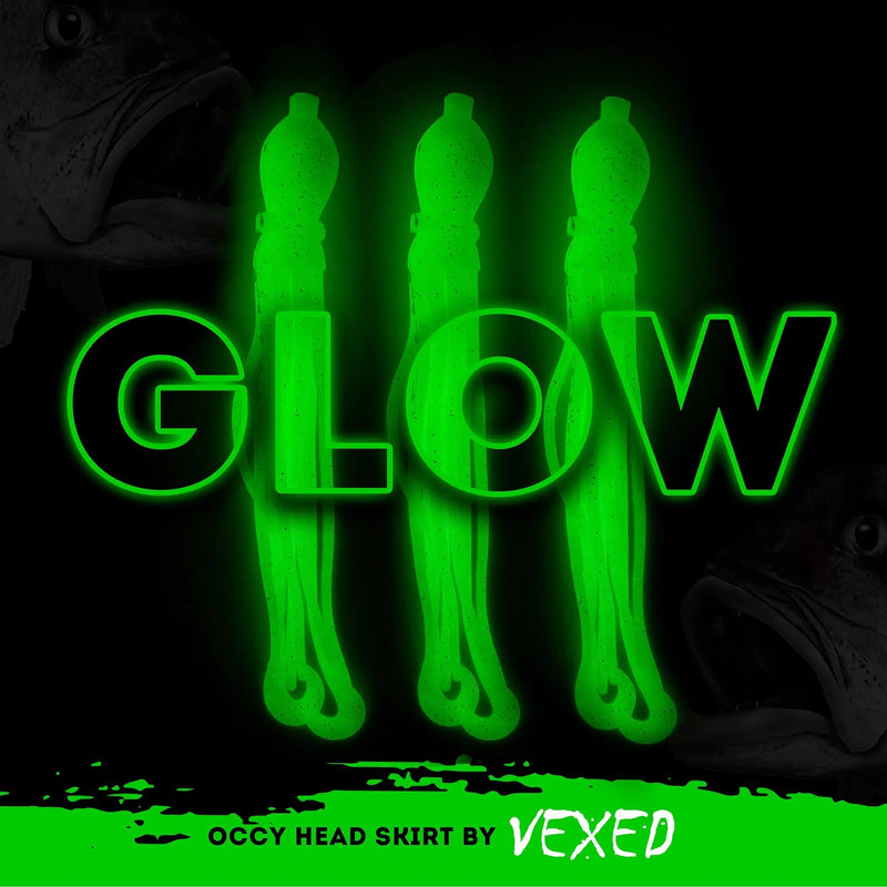 Load image into Gallery viewer, Vexed Occy Head Skirt-Skirt-Vexed-Full Glow-5 Inch-Fishing Station