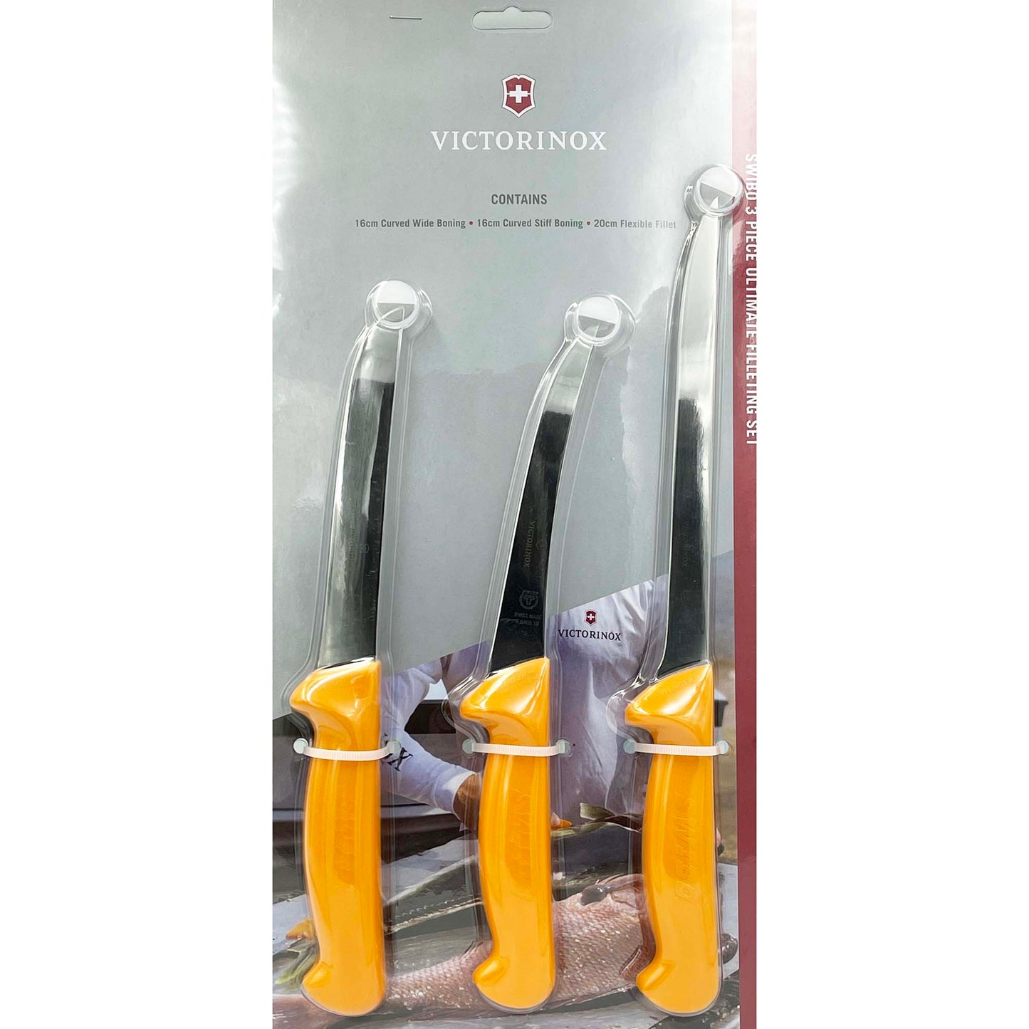 Victorinox Swibo 3 Piece Ultimate Filleting Set Fishing Knives-Tools - Knives-Victorinox-Fishing Station