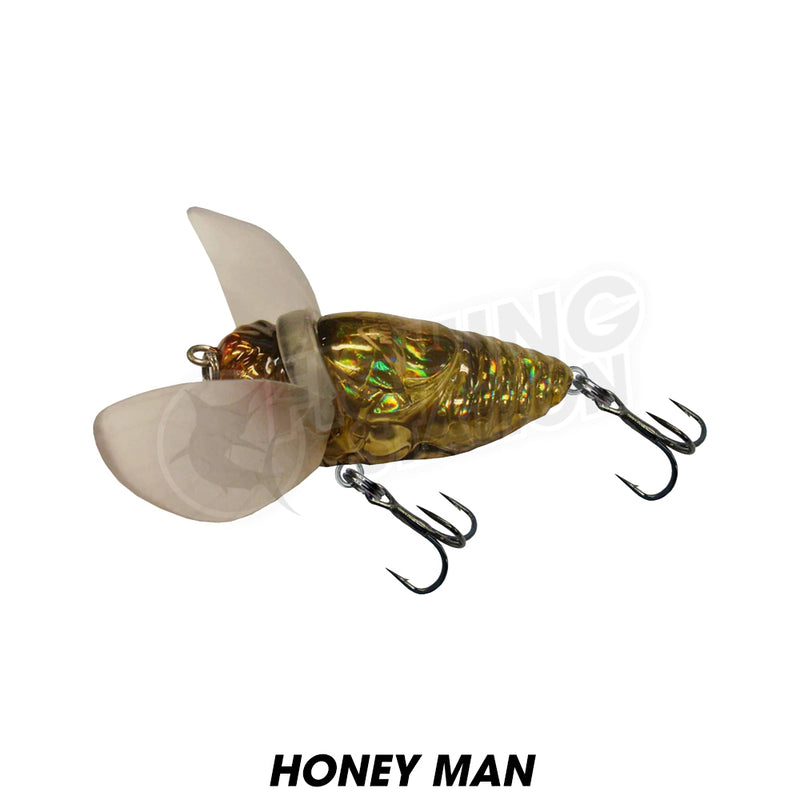 Load image into Gallery viewer, Warlock Moth Small Surface Lure