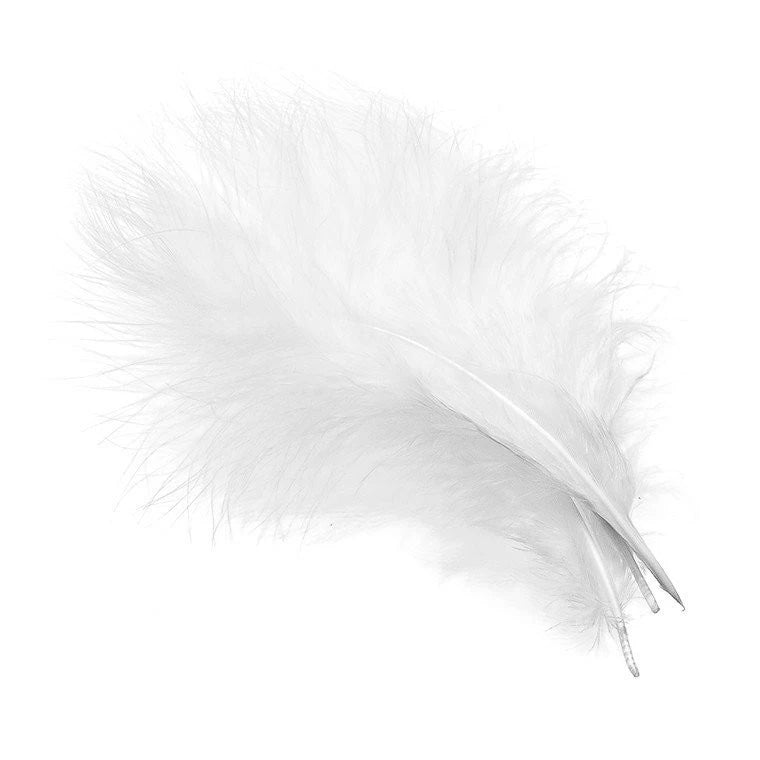 Load image into Gallery viewer, Wapsi Marabou Plumes-Fly Fishing - Fly Tying Material-Wapsi-White-Fishing Station