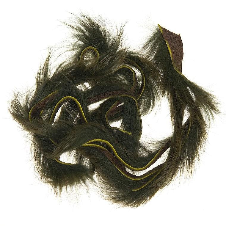 Load image into Gallery viewer, Wapsi Rabbit Zonker-Fly Fishing - Fly Tying Material-Wapsi-1/8"-Dark Olive-Fishing Station