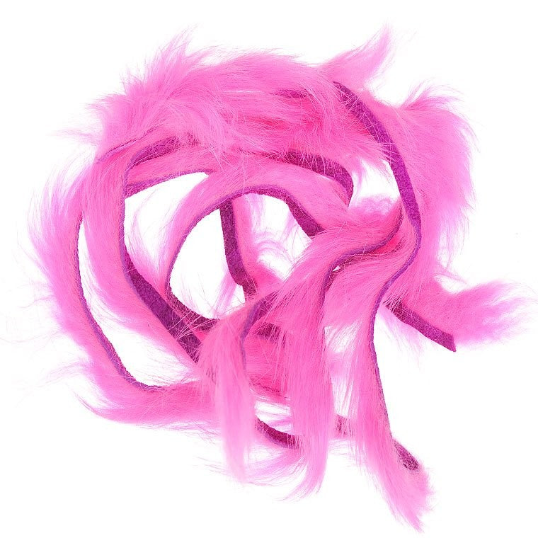 Load image into Gallery viewer, Wapsi Rabbit Zonker-Fly Fishing - Fly Tying Material-Wapsi-1/8"-Fl Pink-Fishing Station