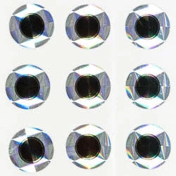 Load image into Gallery viewer, Wapsi Stick On Mirage Eyes-Fly Fishing - Fly Components-Wapsi-Silver Prism-7/32"-Fishing Station