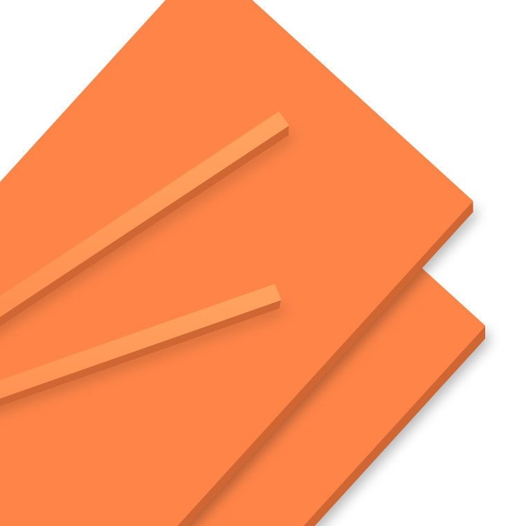 Load image into Gallery viewer, Wapsi Thin Fly Foam 2mm-Fly Fishing - Fly Tying Material-Wapsi-Orange-Fishing Station