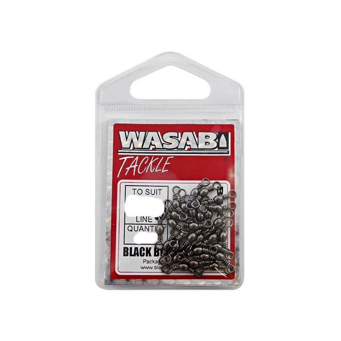 Load image into Gallery viewer, Wasabi Barrel Swivel - Small Pack-Terminal Tackle - Swivels & Snaps-Wasabi-4kg-Fishing Station