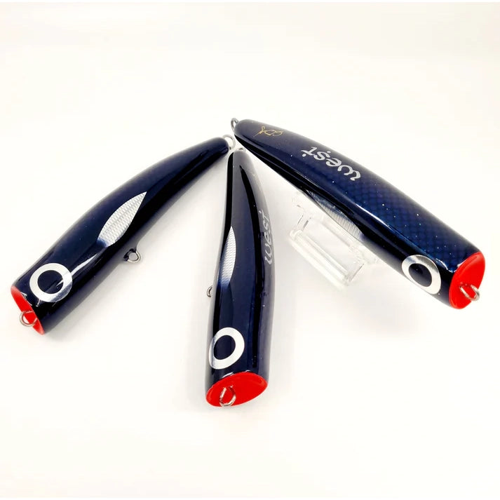 Load image into Gallery viewer, West Coast Poppers Dana Diving Poppers-Lure - Poppers, Stickbaits & Pencils-West Coast Poppers-60g-Blackjack-Fishing Station