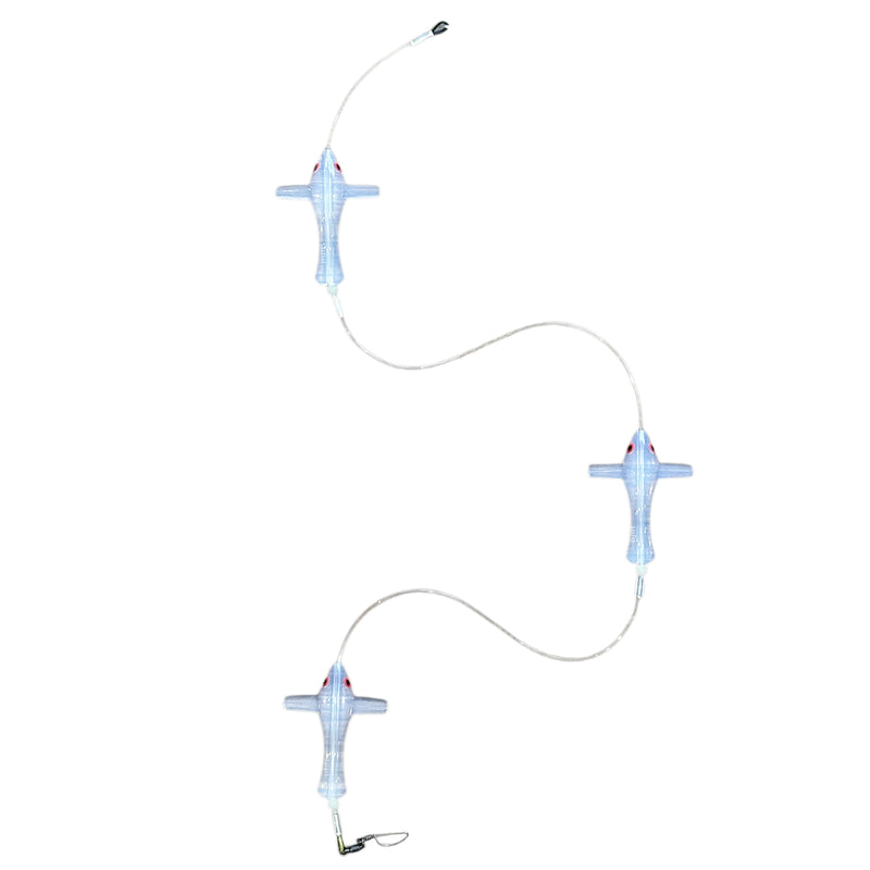 Load image into Gallery viewer, Wolfpack Tackle Custom Rigged Ahi Bird Teaser Chain