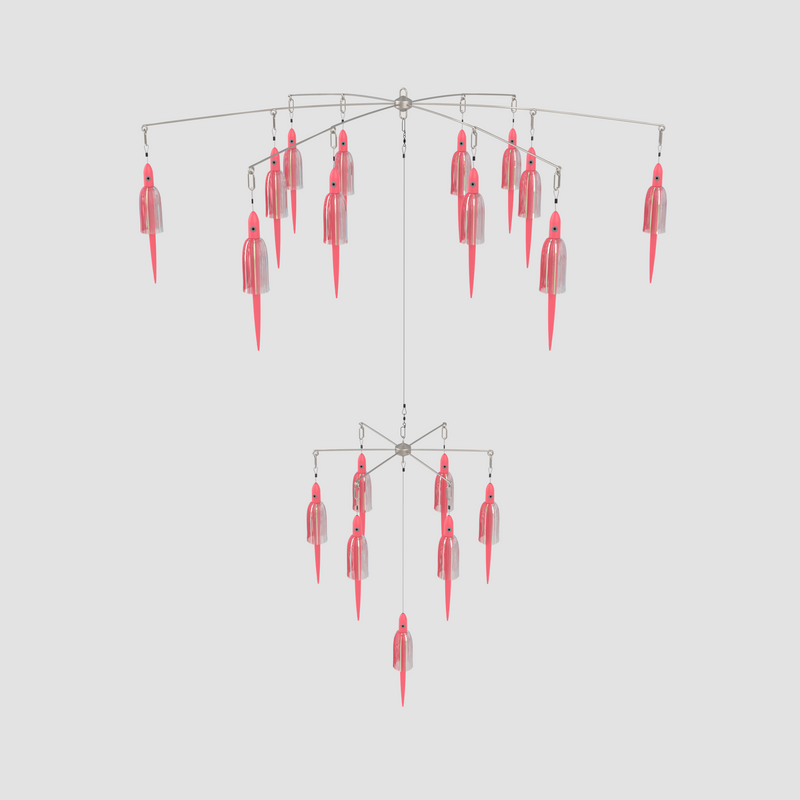 Load image into Gallery viewer, Wolfpack Tackle Marlin Dredge-Teasers-Wolfpack Tackle-Large-Salmon Pink/Crystal Pink-Fishing Station