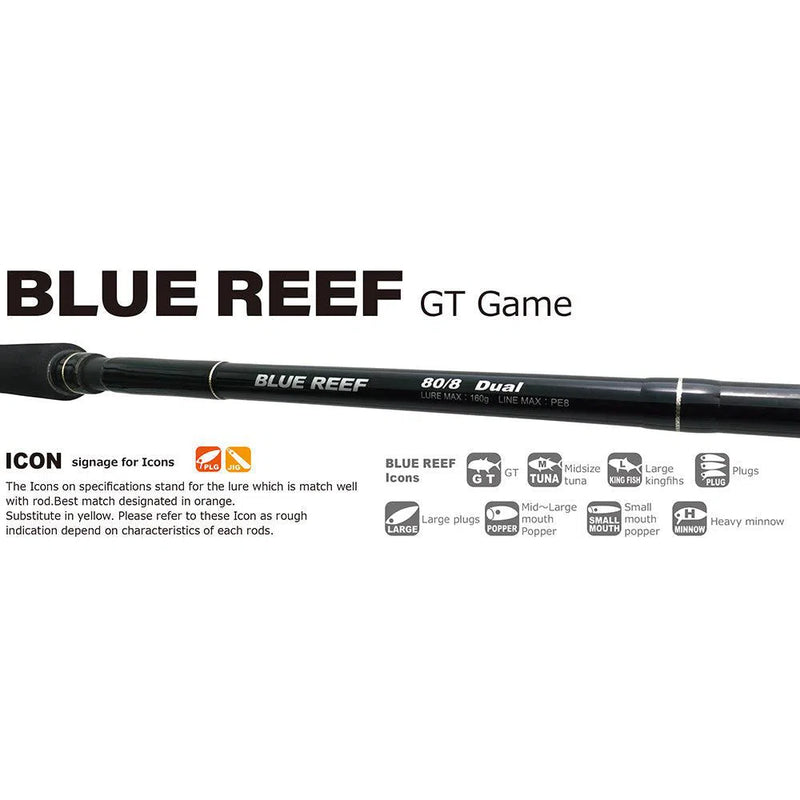 Load image into Gallery viewer, Yamaga Blanks Blue Reef Spin Rod-Rod-Yamaga-80/8 Dual-Fishing Station