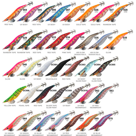 Yamashita Egi Oh Live Squid Jig-Lure - Squid Jigs-Yamashita-Size 2-042 White Cloth / UV Body-Fishing Station