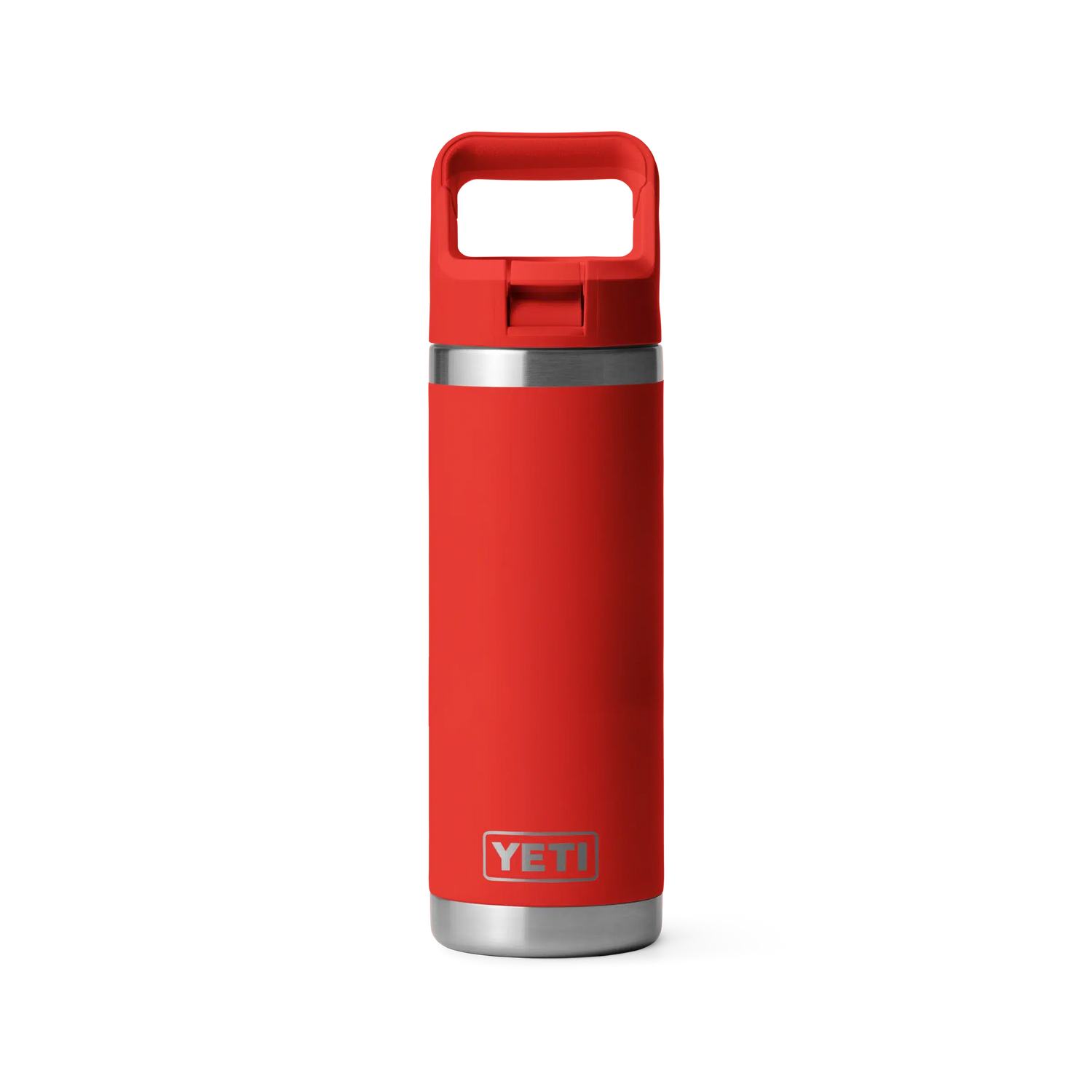 Yeti Rambler 18oz (532ml) Reusable Bottle with Straw Cap-Coolers & Drinkware-Yeti-Canyon Red-Fishing Station