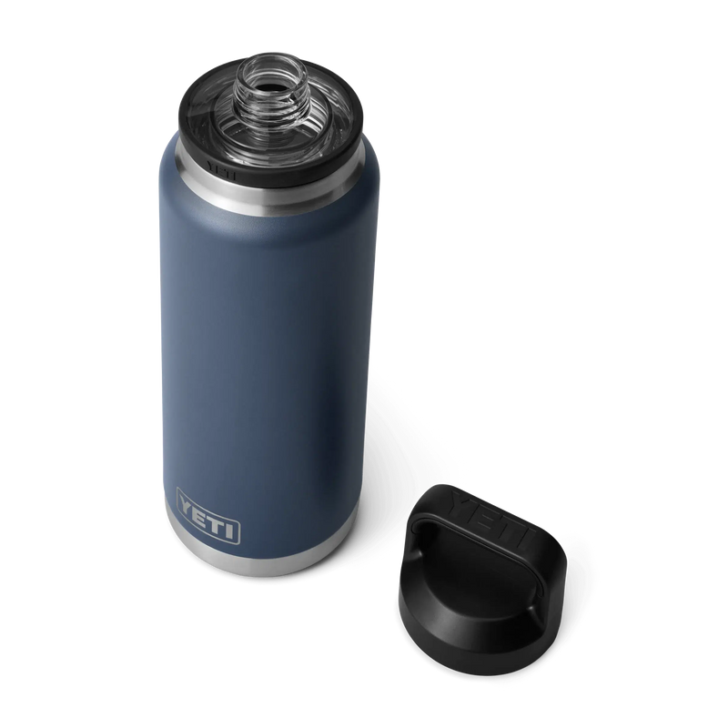 Load image into Gallery viewer, Yeti Rambler 36oz (1L) Reuseable Bottle with Chug Cap-Drinkware-Yeti-Stainless-Fishing Station