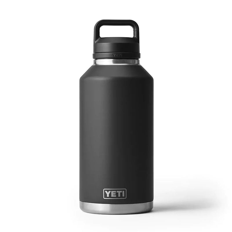 Load image into Gallery viewer, Yeti Rambler 64oz (1.89L) Reusable Bottle with Chug Cap-Drinkware-Yeti-Black-Fishing Station