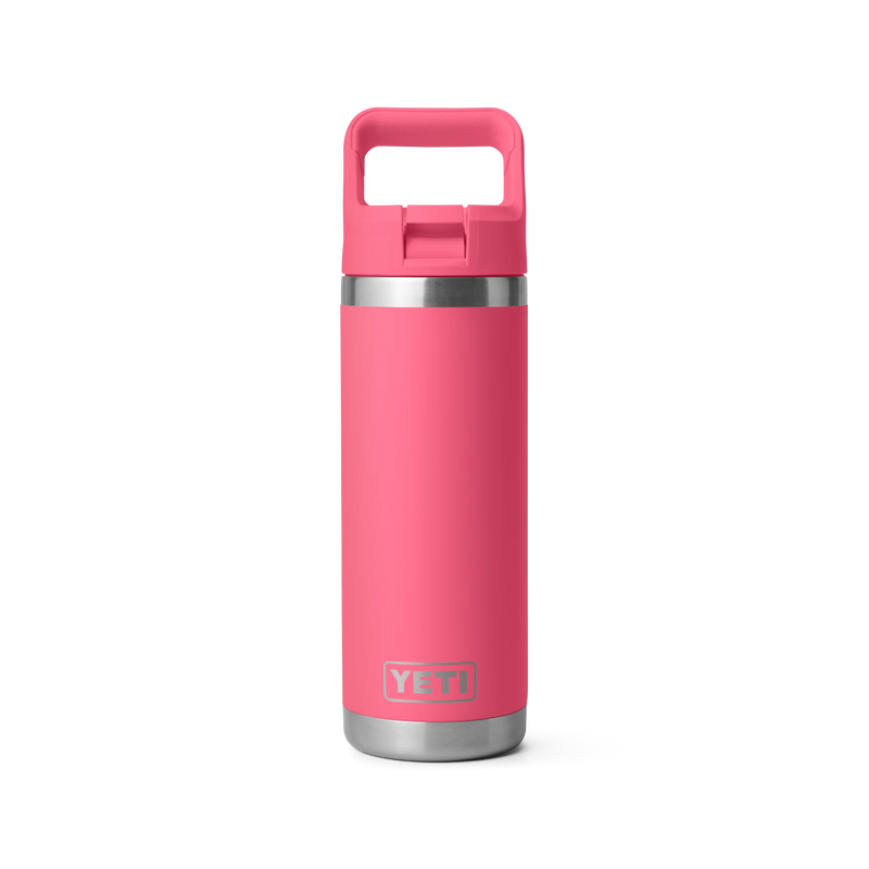 Load image into Gallery viewer, Yeti Rambler 18oz (532ml) Reusable Bottle with Straw Cap-Drinkware-Yeti-Tropical Pink-Fishing Station