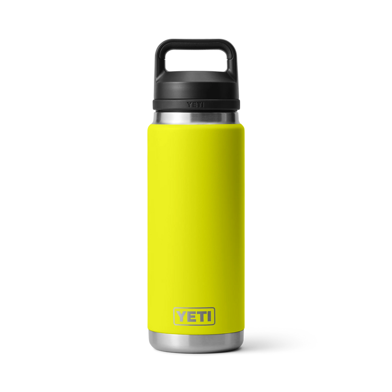 Load image into Gallery viewer, Yeti Rambler 26oz (769ml) Reuseable Bottle with Chug Cap-Drinkware-Yeti-Firefly Yellow-Fishing Station