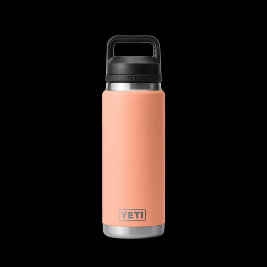 Yeti Rambler 26oz (769ml) Reuseable Bottle with Chug Cap-Drinkware-Yeti-Lowcountry Peach-Fishing Station