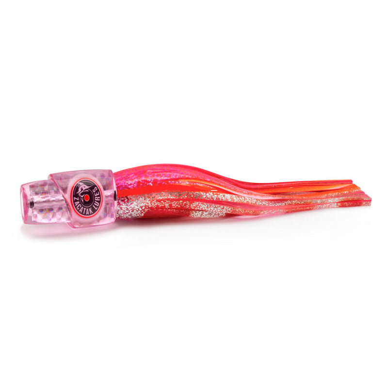 Load image into Gallery viewer, Zacatak Small Thunderstruck Hard Head Skirted Trolling Lure-Lure - Skirted Trolling-Zacatak Lures-Hot Pinky-Fishing Station