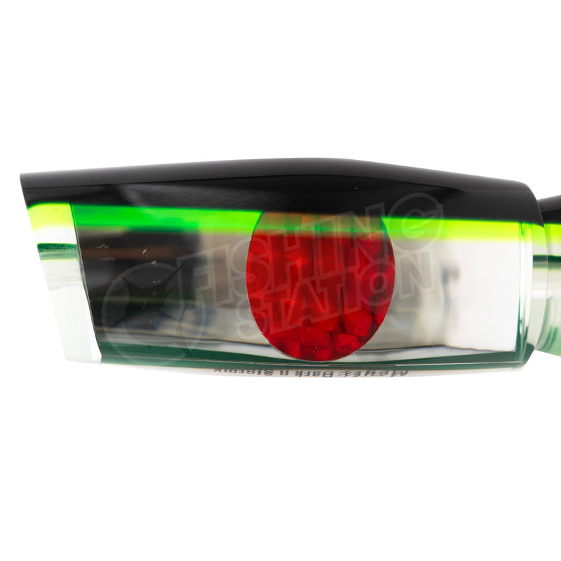 Load image into Gallery viewer, Moyes Lures 12" Dark 'n' Stormy Skirted Trolling Lure