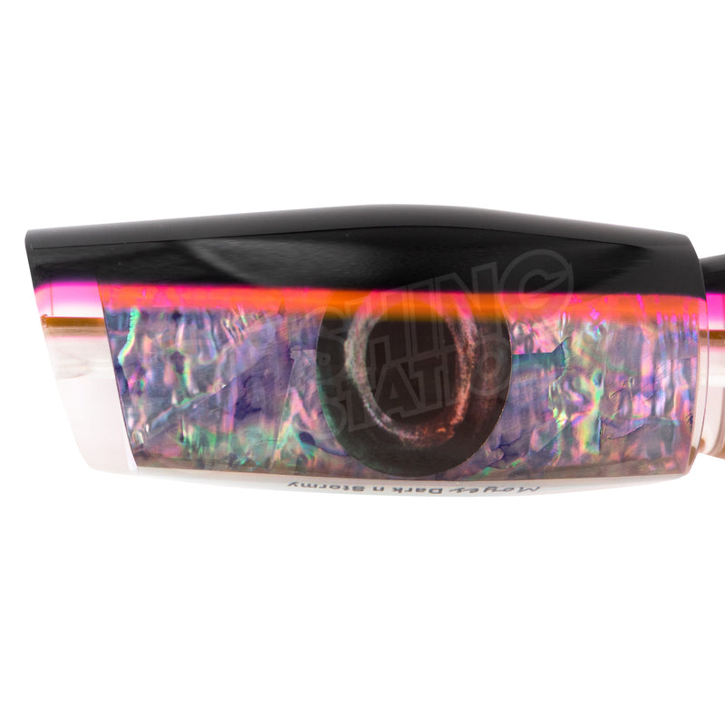 Load image into Gallery viewer, Moyes Lures 12" Dark 'n' Stormy Skirted Trolling Lure