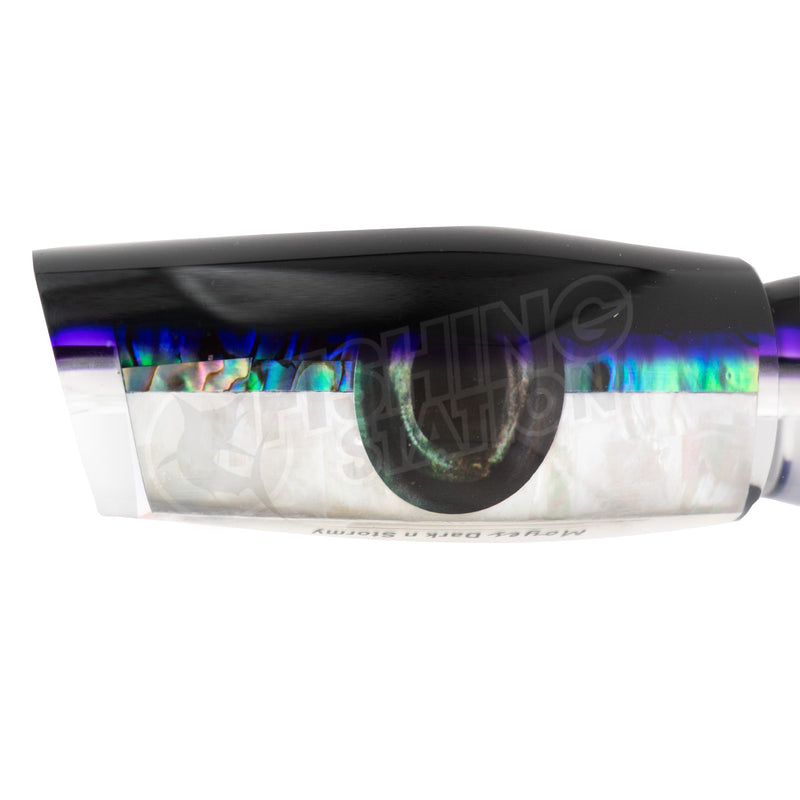 Load image into Gallery viewer, Moyes Lures 12" Dark 'n' Stormy Skirted Trolling Lure