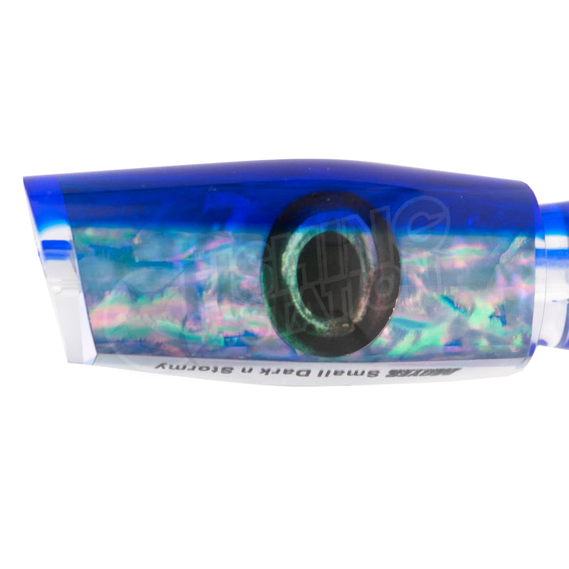 Load image into Gallery viewer, Moyes Lures 7" Small Dark 'n' Stormy Skirted Trolling Lure