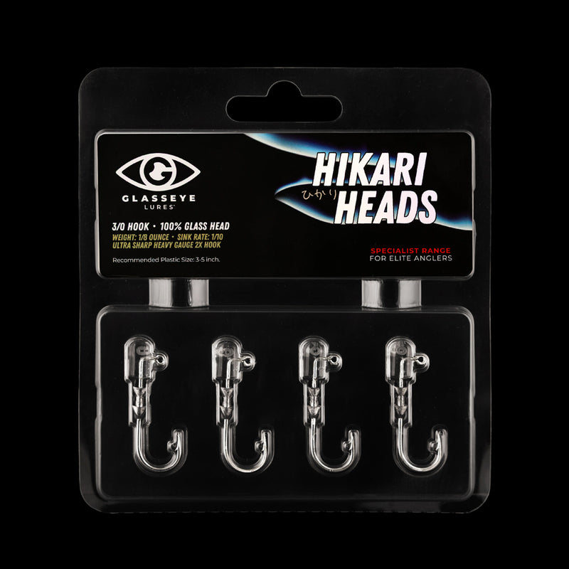 Load image into Gallery viewer, Glasseye HIKARI HEADS Jigheads