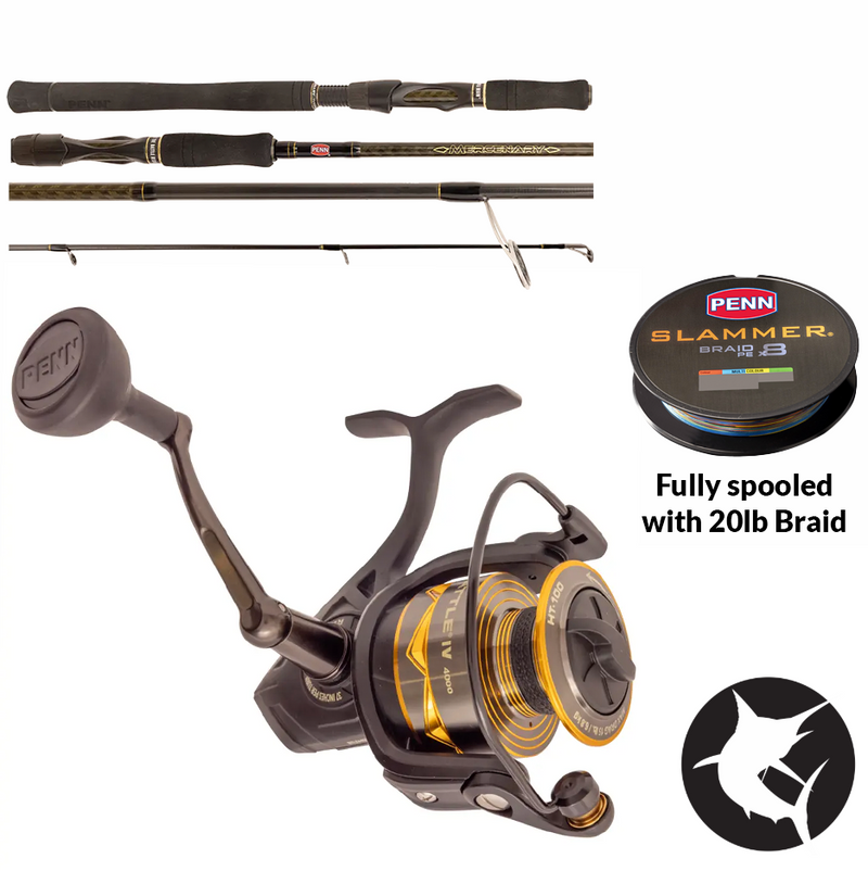 Load image into Gallery viewer, Penn Mercenary / Battle IV Spin Combo