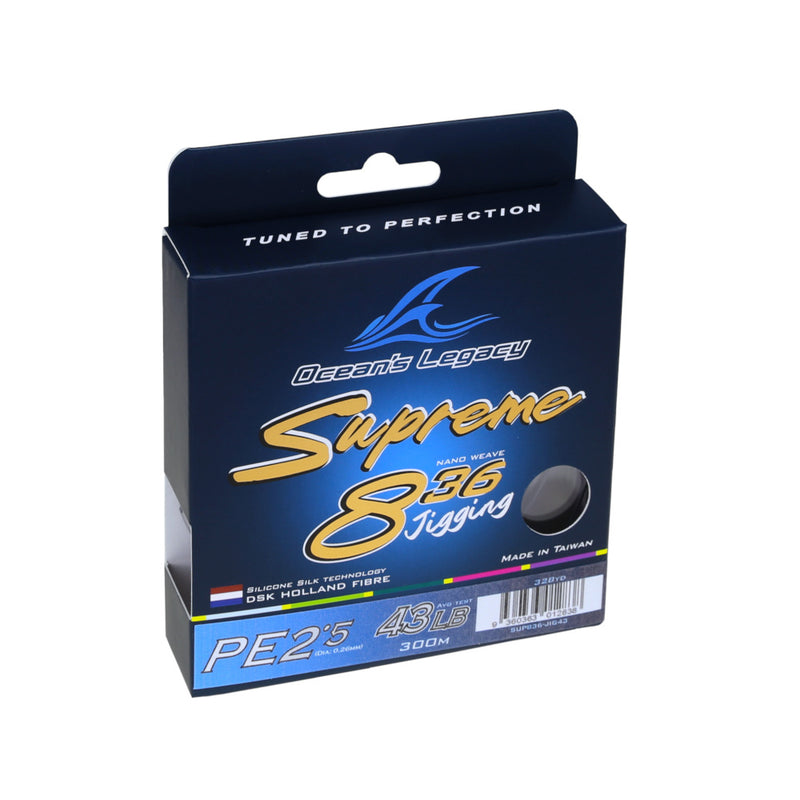 Load image into Gallery viewer, Ocean's Legacy Supreme 836 Jigging Braid 300m