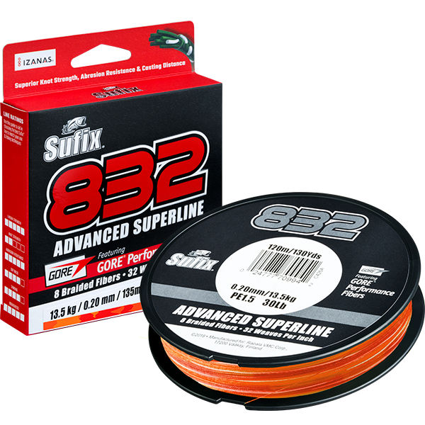 Sufix 832 Advanced Superline Braid - Fire Camo