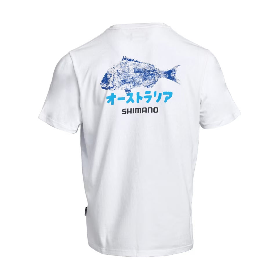 Shimano Gyotaku White T-Shirt
