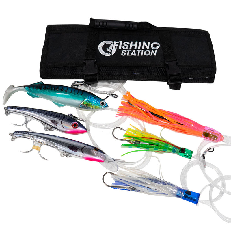 Load image into Gallery viewer, Fishing Station Pre-Rigged Tuna Lure Pro Pack